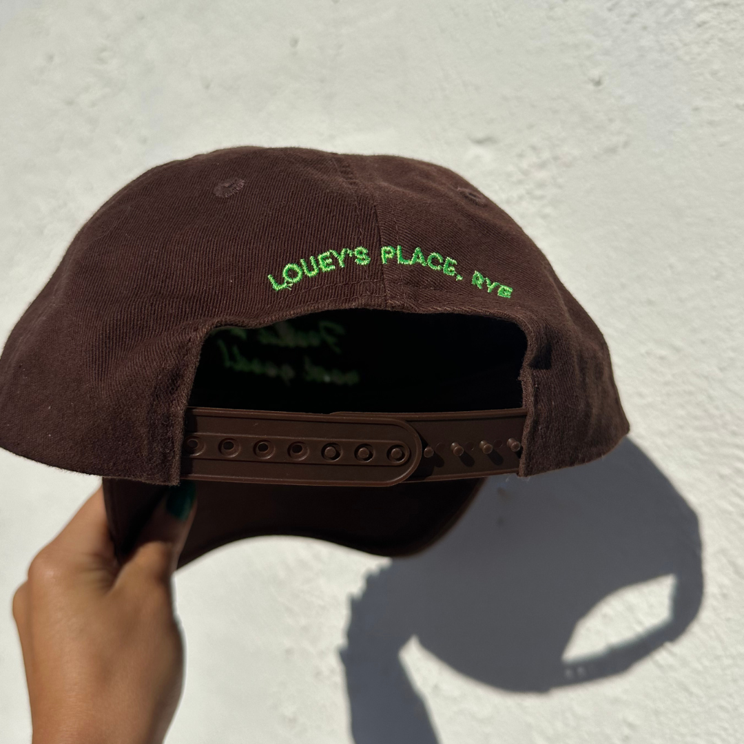 24/25 LP SUMMER CAP - CHOCCY BROWN + NEON GREEN